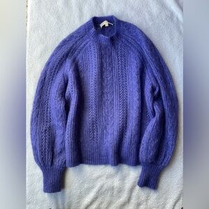 Sézane Scarlett Jumper Size S Purple